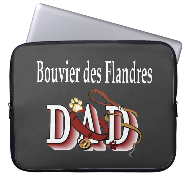 Vater Bouvier des Flandres Laptopschutzhülle (Vorderseite)