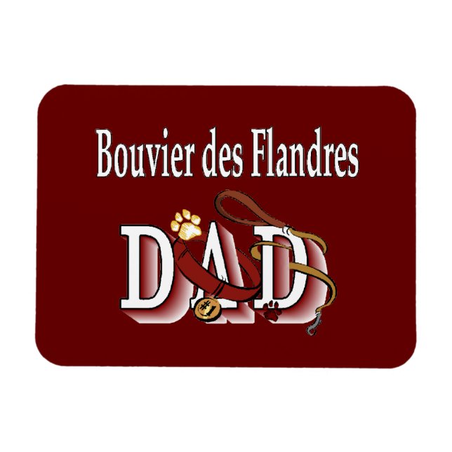 Vater Bouvier des Flandres Magnet (Horizontal)