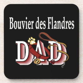 Vater Bouvier des Flandres Untersetzer