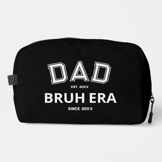 Vater Bruh Era Custom Year White Logo Black Waschbeutel (Vorderseite)