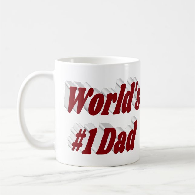 Vater burgunder halber Text  Kaffeetasse (Links)