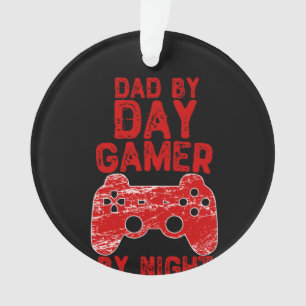 Vater by Day Gamer by Night - Videospiele Ornament