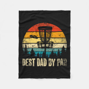 Vater by Par Vintage Disc Golf Funny Vater Vathday Fleecedecke