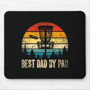Vater by Par Vintage Disc Golf Funny Vater Vathday Mousepad