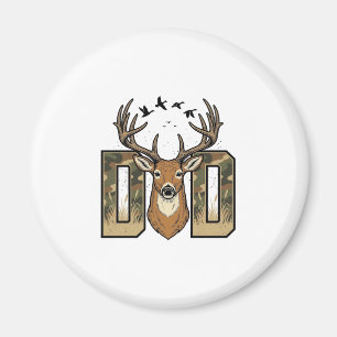 Vater-Camouflage-Hirsch-Vektor-Shirt-Design_1 Magnet