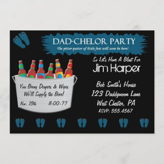 Vater-Chelor-Party Einladungen