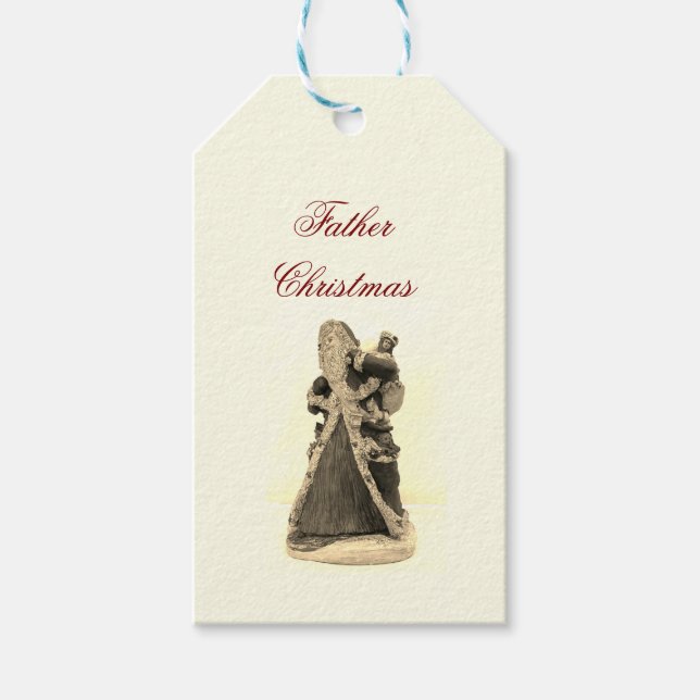VATER CHRISTAS STICKER GESCHENKANHÄNGER (Vorderseite)