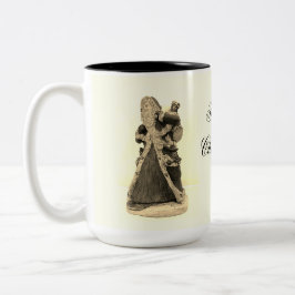 VATER CHRISTAS ZWEIFARBIGE TASSE