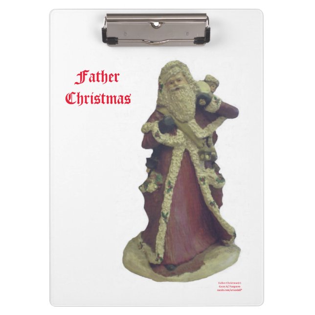 "VATER CHRISTMAS" KLEMMBRETT (Vorderseite)