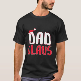 Vater Claus T - Shirt Matching Weihnachtskostüm