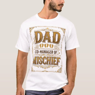 Vater Co-Manager von Unfug Lustiger Vater Design_1 T-Shirt