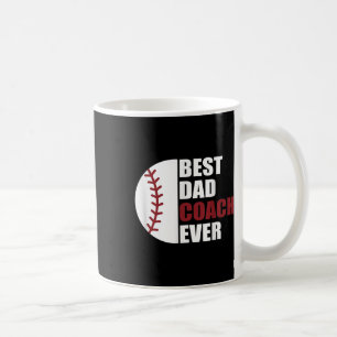 Vater Coach Ever Baseball Fathers Day Baseball Vat Kaffeetasse