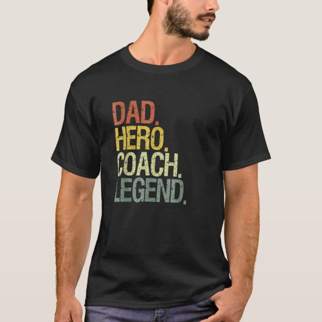Vater Coach Vater T-Shirt (Vorderseite)