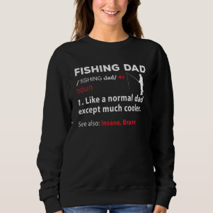 Vater Cool Fisherman Father Fish Angler Papa Sweatshirt
