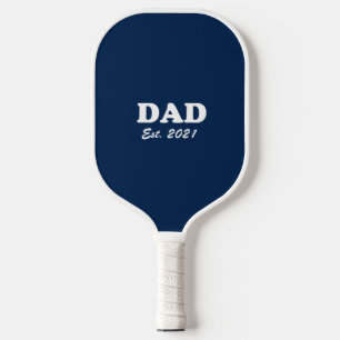 Vater Custom Established Datumsplatz Blau Moderne Pickleball Schläger