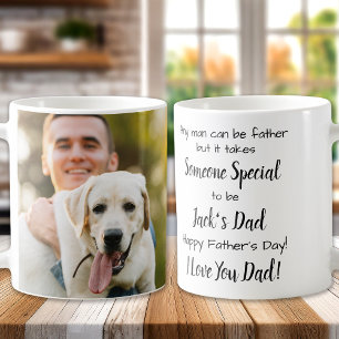 Vater Custom Pet Foto Vatertag Kaffee Tasse
