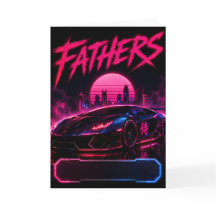 Vater Cyberpunk Auto Gruß