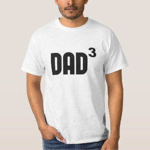 Vater Dad3 exponential Rauminhalt berechnet T-Shirt