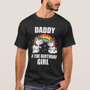 Vater Daddy von der Geburtstagskarte Funny Unicorn T-Shirt