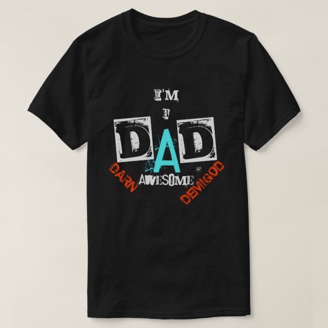 VATER: Darn Phantastisch Demigod! T-Shirt (Design vorne)
