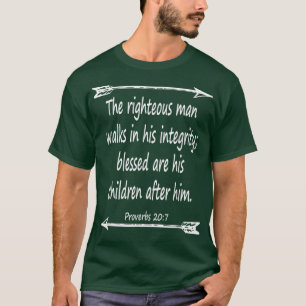 Väter Day Bible Verse T-Shirt Christliche Schrift