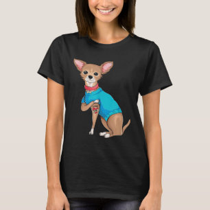 Väter Day Gifts Funny Dog Chihuahua I Liebe Vater T-Shirt