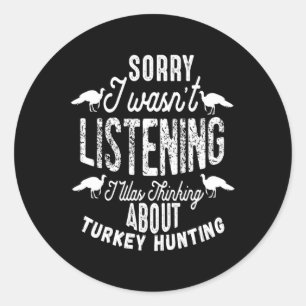 Väter Day Gobbler Non-Targeting Mens Funny Turk Runder Aufkleber