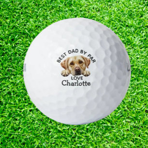 Väter Day Golden Labrador Puppy Golfball