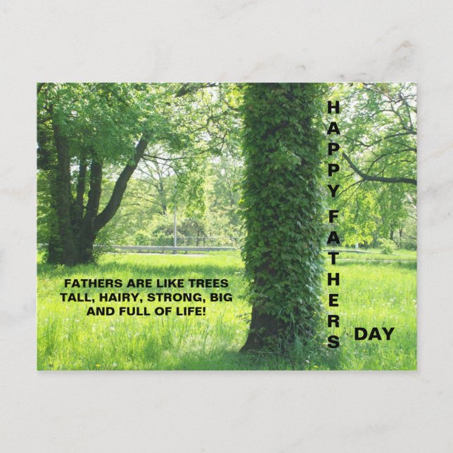 VATER DAY POST CARD POSTKARTE (Vorderseite)
