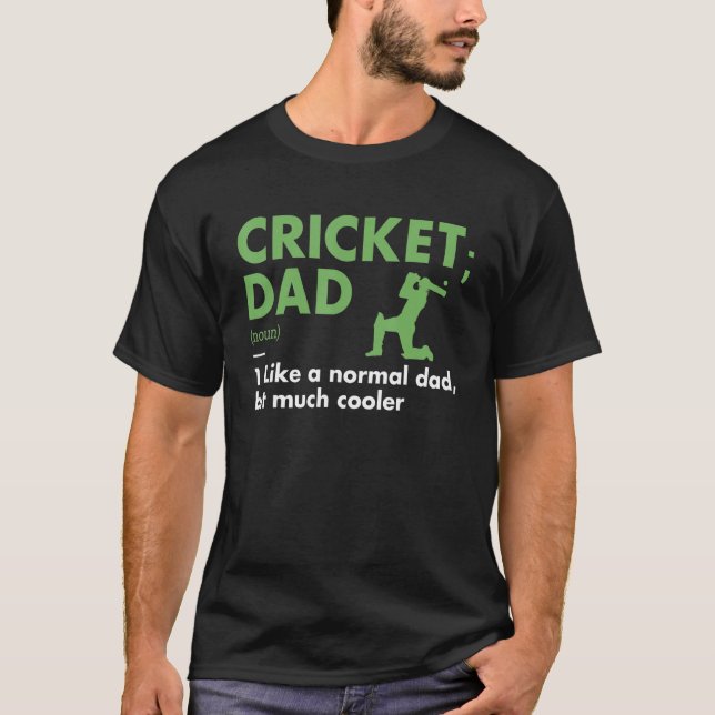 Vater-Definition-Cricket T-Shirt (Vorderseite)