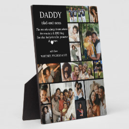Vater Definition Foto Collage Fotoplatte