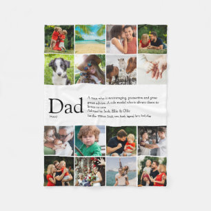 Vater Definition Spruch 16 Fotocollage Klein Fleecedecke