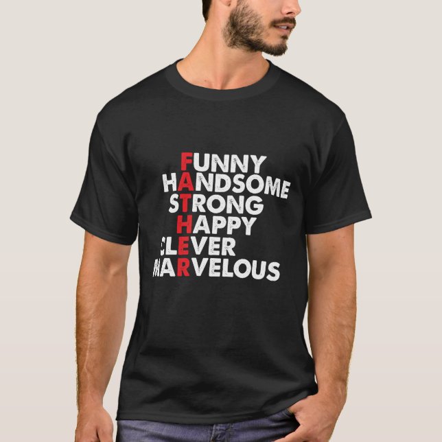Vater Definition T-Shirt (Vorderseite)