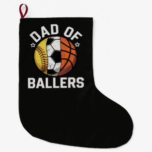Vater der Baller Großer Weihnachtsstrumpf
