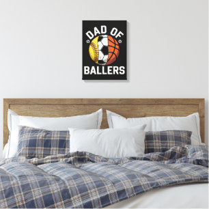 Vater der Baller Leinwanddruck