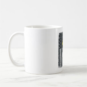 Vater der Ballers Softball Baseball Patriotisch Kaffeetasse