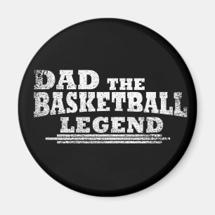 Vater der Basketball-Legende lustige Väter Tagesge Magnet