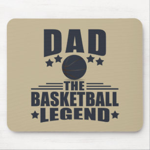 Vater der Basketball-Legende lustige Väter Tagesge Mousepad