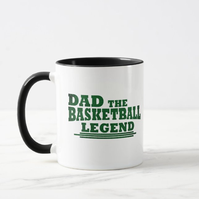 Vater der Basketball-Legende lustige Väter Tagesge Tasse (Links)