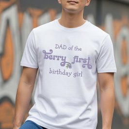 Vater der Berry First Fairy zum ersten Geburtstag T-Shirt