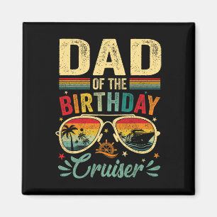 Vater der Birthday Cruiser Sungles Cruise Vintag Magnet