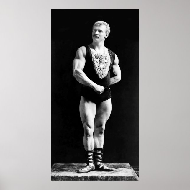 VATER DER BODYBUILDING - EUGEN SANDOW 1893 POSTER (Vorne)