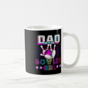 Vater der Bowler Girl Matching Family Bowling Bir Kaffeetasse