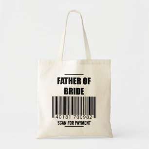 Vater der Braut auf der Suche nach Vater Shirt Tragetasche