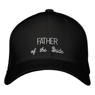 VATER der Braut Bestickte Baseballkappe