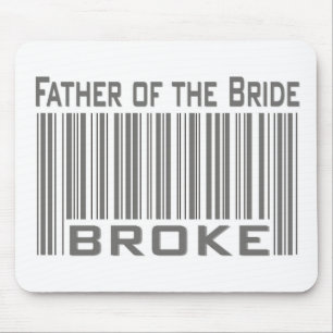 Vater der Braut brach Mousepad