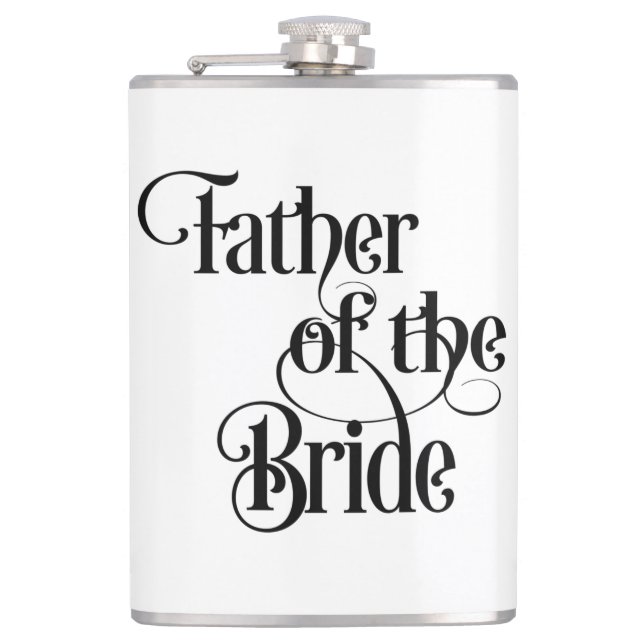 Vater der Braut Flachmann (Vorderseite)