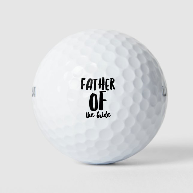 Vater der Braut Golfball (Vorderseite)