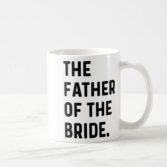 Vater der Braut - Hochzeit Bachelor Erlangen Kaffeetasse (Rechts)