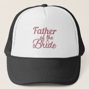 Vater der Braut Hochzeitfamilie Matching Truckerkappe